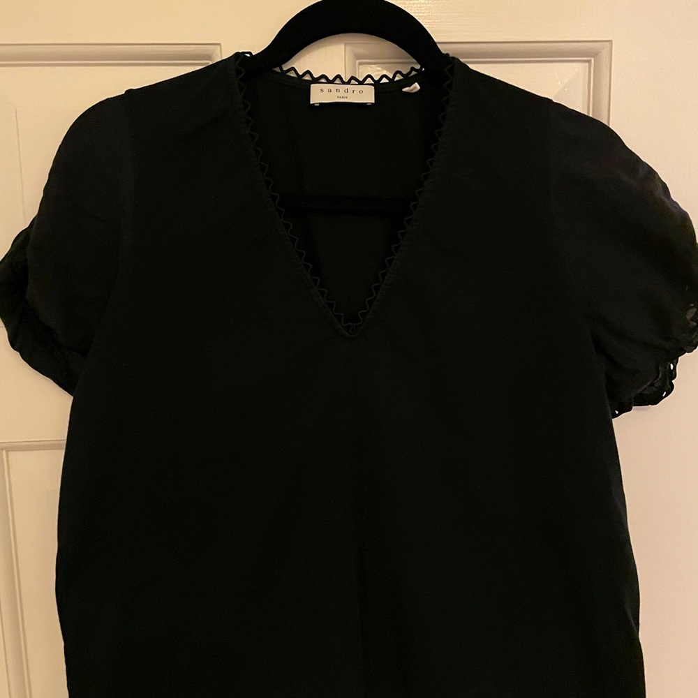 Sandro black top